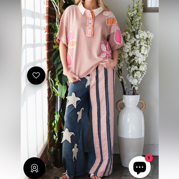 Oli & Hali Flower Patch Top - Picture 6 of 6